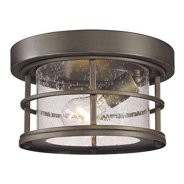 Z-Lite Exterior Additions 1 Light Outdoor, Oil Rubbed Bronze And Clear Seedy 555F-ORB - main